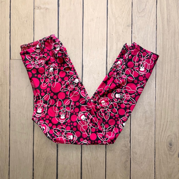 LuLaRoe x Disney Minnie Mouse Leggings - Picture 3 of 4